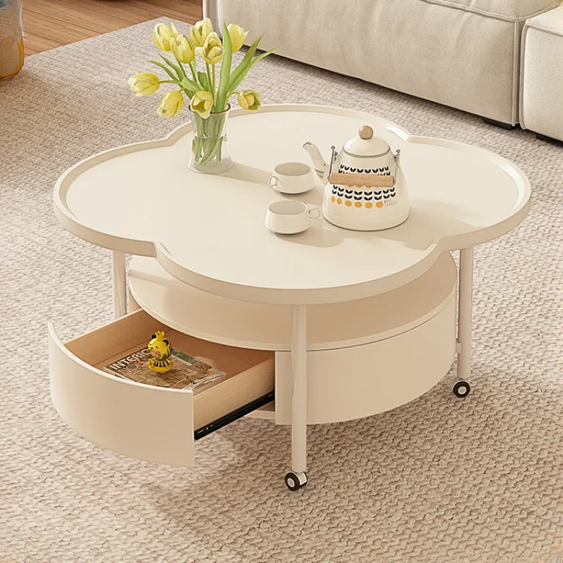 

Modern Luxury Coffee Table Storage Kawaii Mobile Living Room Coffee Table Hallway Minimalist Mesa Centro Salon Home Furniture