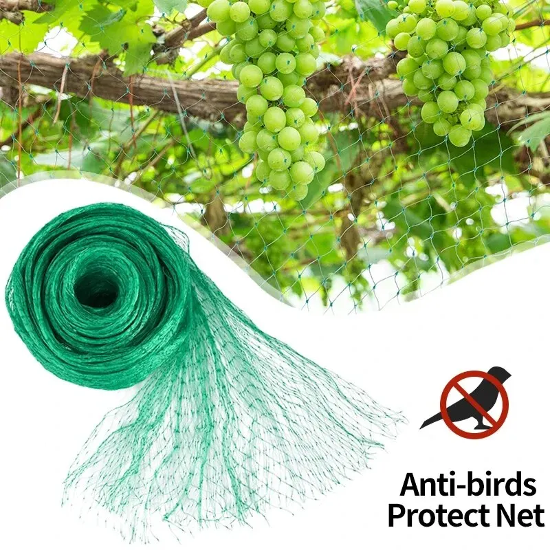 Garden Netting Green Woven Mesh Protect Plants Fruits Flowers Trees Stretch Fencing Durable Net Stops Birds Deer Animals