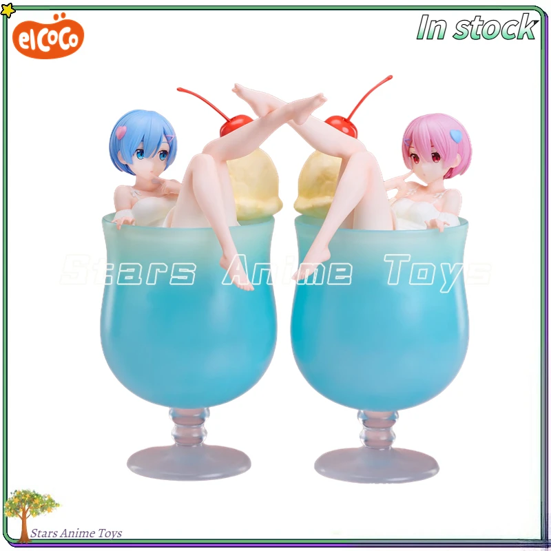

Оригинальный ElCOCO Re0 REM/RAM Cream Soda 1/7, коллекционная модель игрушки, аниме-фигурка