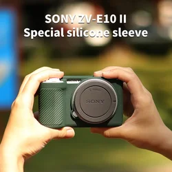 Suitable for Sony mirrorless ZVE10II silicone case zve10 second-generation protective case camera bag dustproof and anti drop