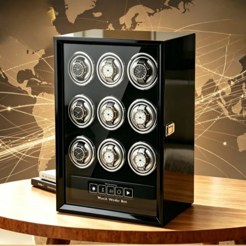 Automatic Watch Winders Mechanical Watches Winding Machine Man Wrist Watch Rotating Chain Box Luxury Watches Storage Boxes