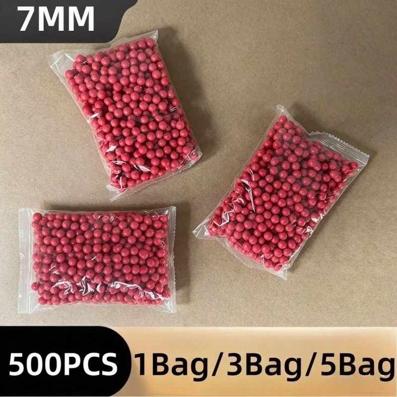 

Children's Toys 7mm Soft Rubber Ball Soft Rubber Ball Soft Elastic Hard 500 Pieces Plastic Bags Packed for Outdoor Games