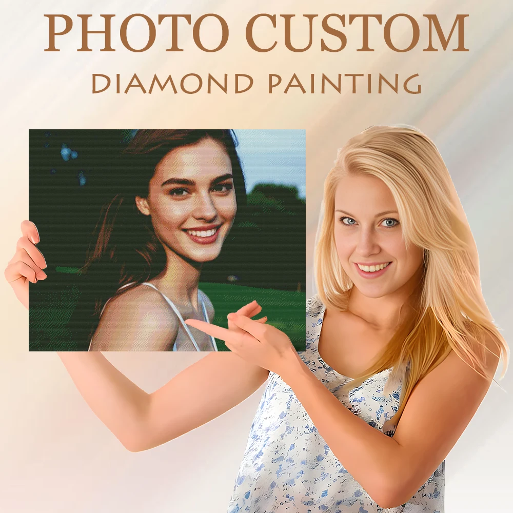 Evershine 5D DIY Diamond Painting Photo Custom New Arrival Diamond Mosaic With Your Photo Personalized Customized Unique Gift