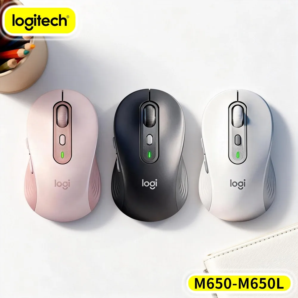 mouse-ergonomico-logitech-m650-m650l-cliques-silenciosos-sensor-Optico-avancado-5-botoes-programaveis-duracao-da-bateria-de-24-meses