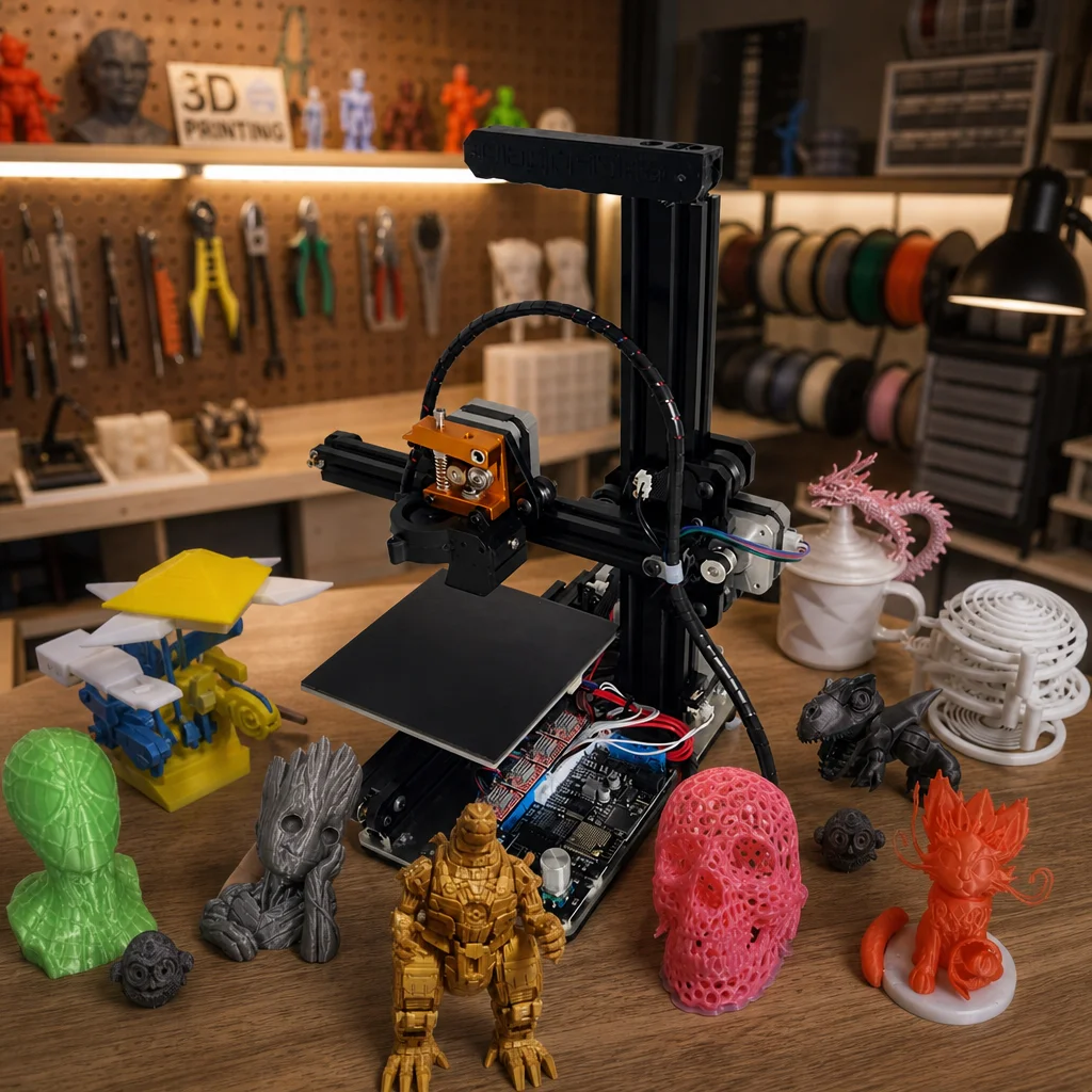 Entry-level Home 3D Printer,Creative Family Education DIY Kit, WiFi Control, JOKER Mainboard, Open-source Hardware and Software
