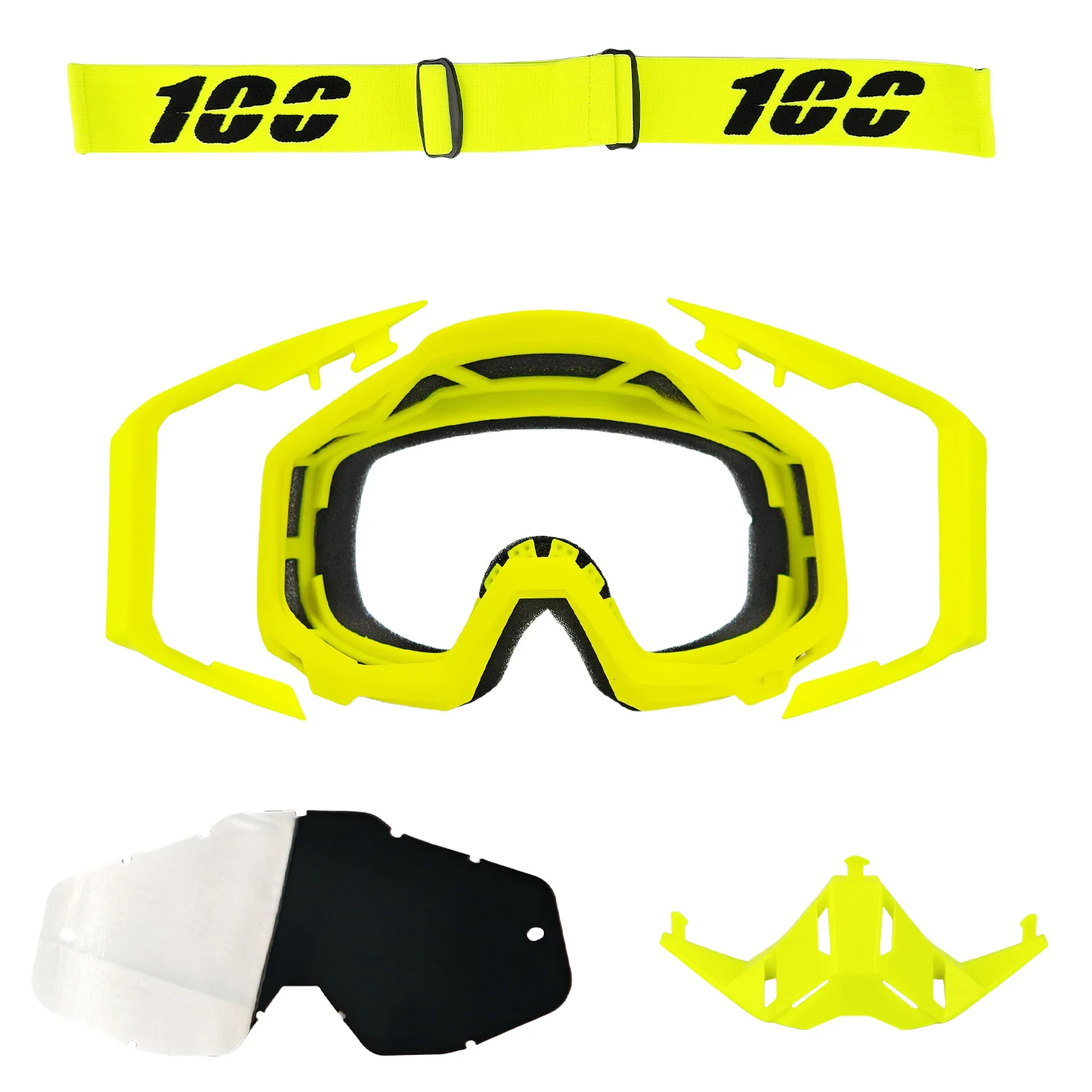 

DIY 100 Motorcycle Goggles Motocross Glasses Off-road Helmet MX Moto Dirt Bike ATV Ski Outdoor Sports Glass Scooter Googles