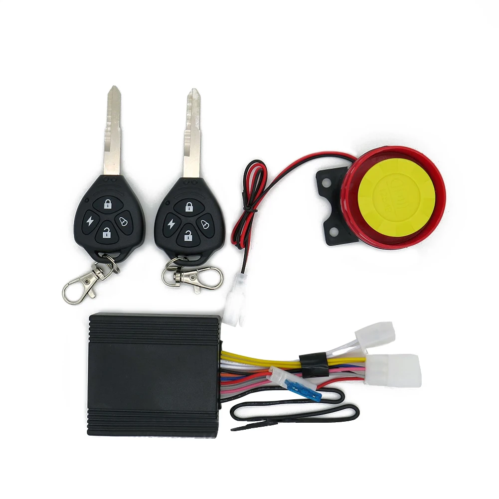 New Multifunctional Motorcycle Anti-theft Alarm with Automatic Defense, Ignition and Shutdown Silent Dual Flash Steering Prompt