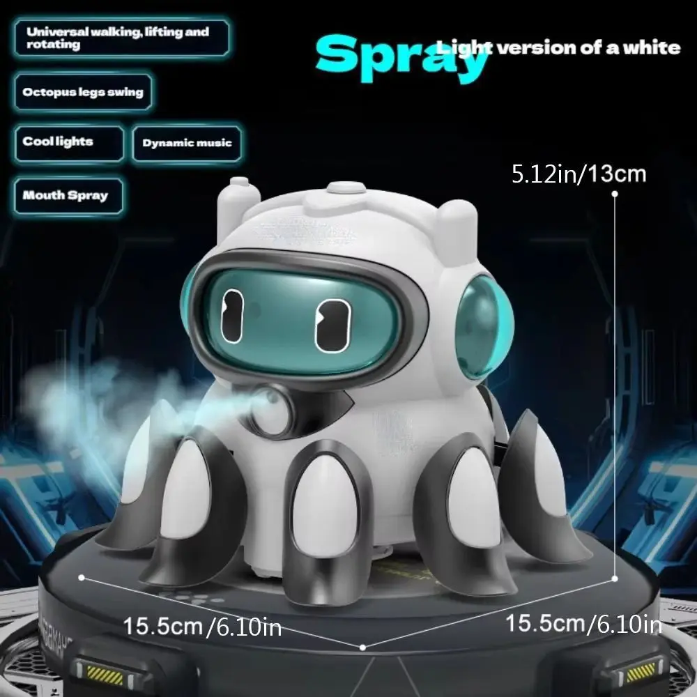 Color Light Universal Octopus Swing Motion Cool Lighting Music Octopus Automatic Obstacle Avoidance Electric Machinery