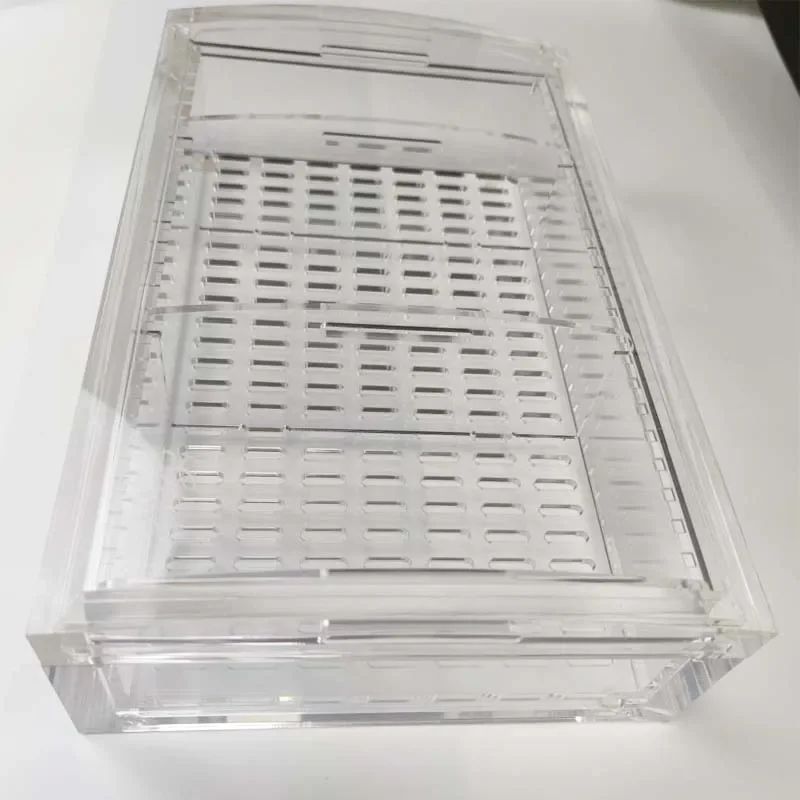 Cigar Humidor Sealed Box Large Capacity Box 385*245*95mm with Humidifier Bag Cigar Store Case Transparent Acrylic Cigar Humidor