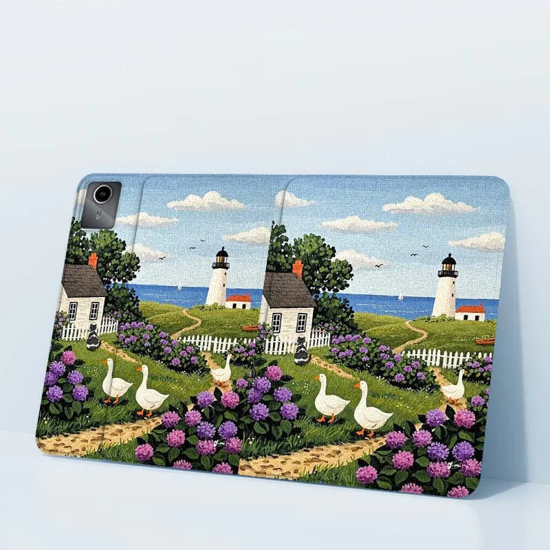 

Creative Landscape Design Cover Tablet Case For Xiaoxin Legion Tab Y900 Y700 K10 M10 P11 Pad Pro GT Plus 3rd Gen 4 11 11.5