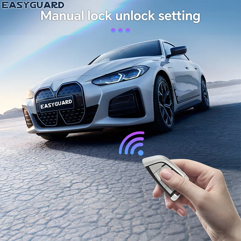 EASYGUARD Smart Key Replacement Keyless Entry System Fit For BMW G series cars with Factory OEM Push Start Button&Comfort Access