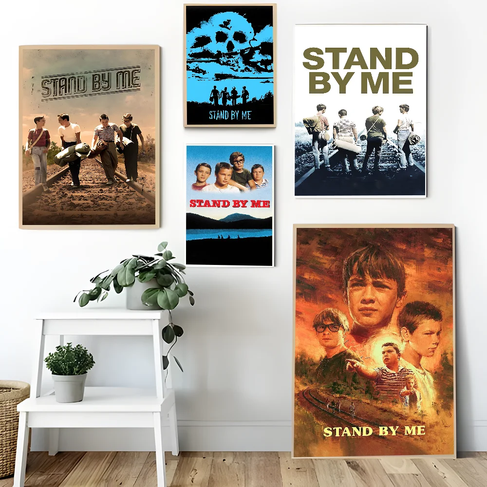 Stand By Me Vintage Self-adhesive Art Poster Whitepaper Prints Posters Artwork Aesthetic Art Wall Painting