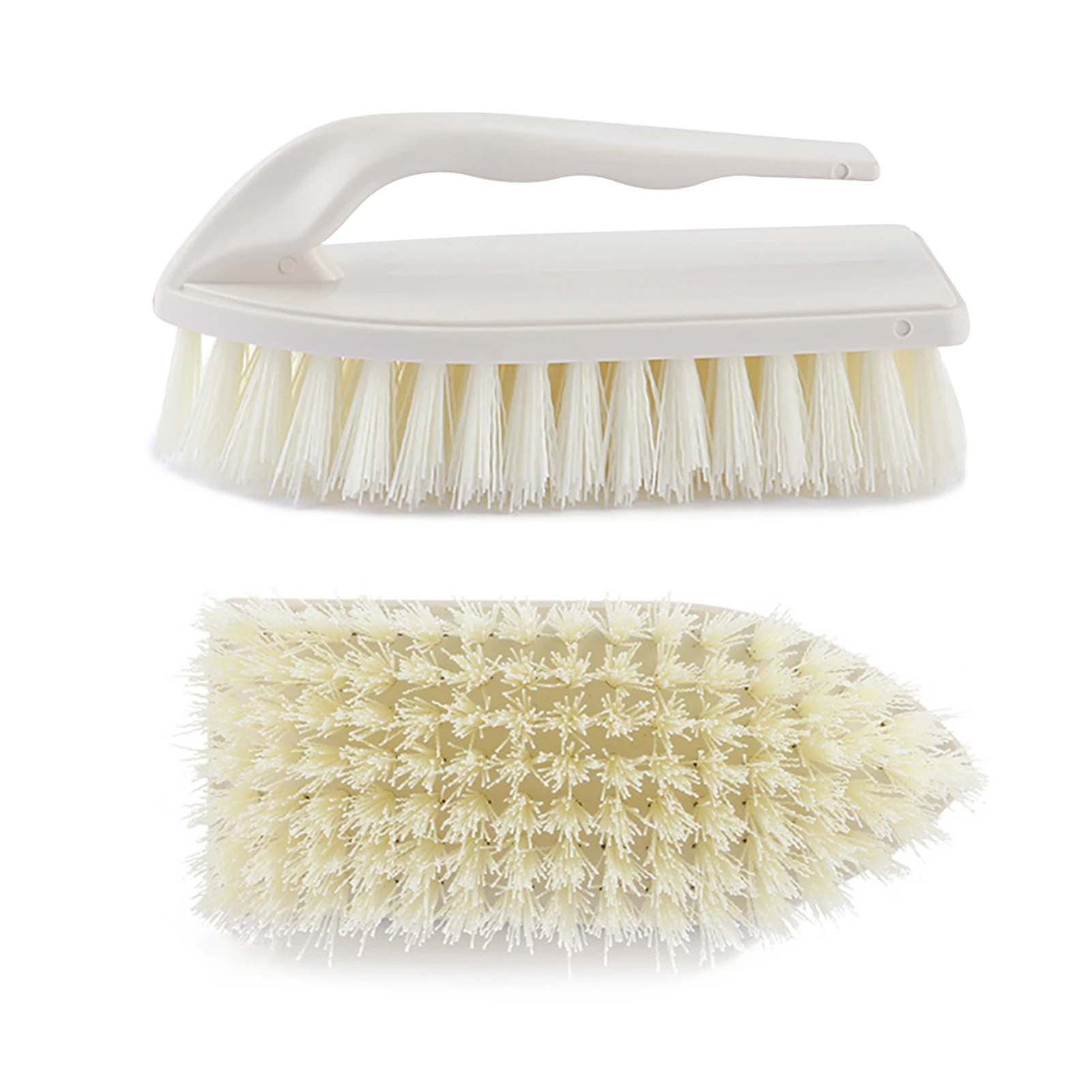 Scrubbing Brush Plastic Cleaning Scrubbing Brush With Handle Non Slip Scrubber Brush Stiff Bristles Clean Kitchen Bath Car Brush