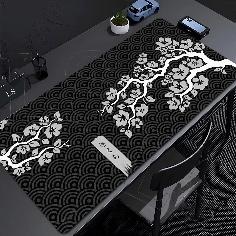 Sakura HD Print 100x50mm XXL Overlock Mouse Pad Large Size Game Desk Pads Non-Slip MousePad Desk Mat Gift Mouse Pads DIY
