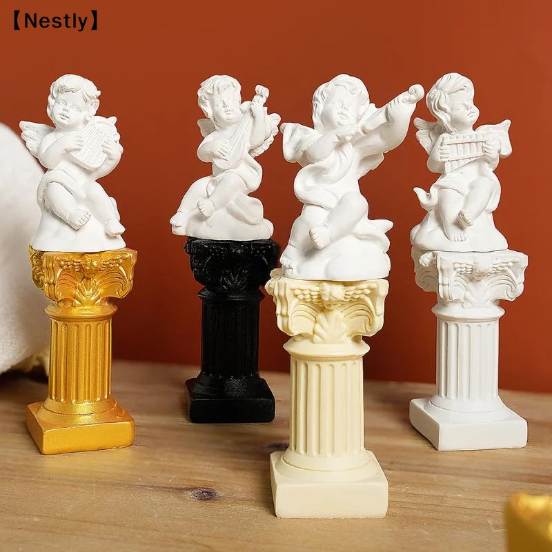 Columna Romana, Columna Griega, Estatua, Pedestal, Candelabro, Figura, Escultura, Decoración para Interiores, Hogar, Comedor, Jardín, Paisaje〔Nest〕