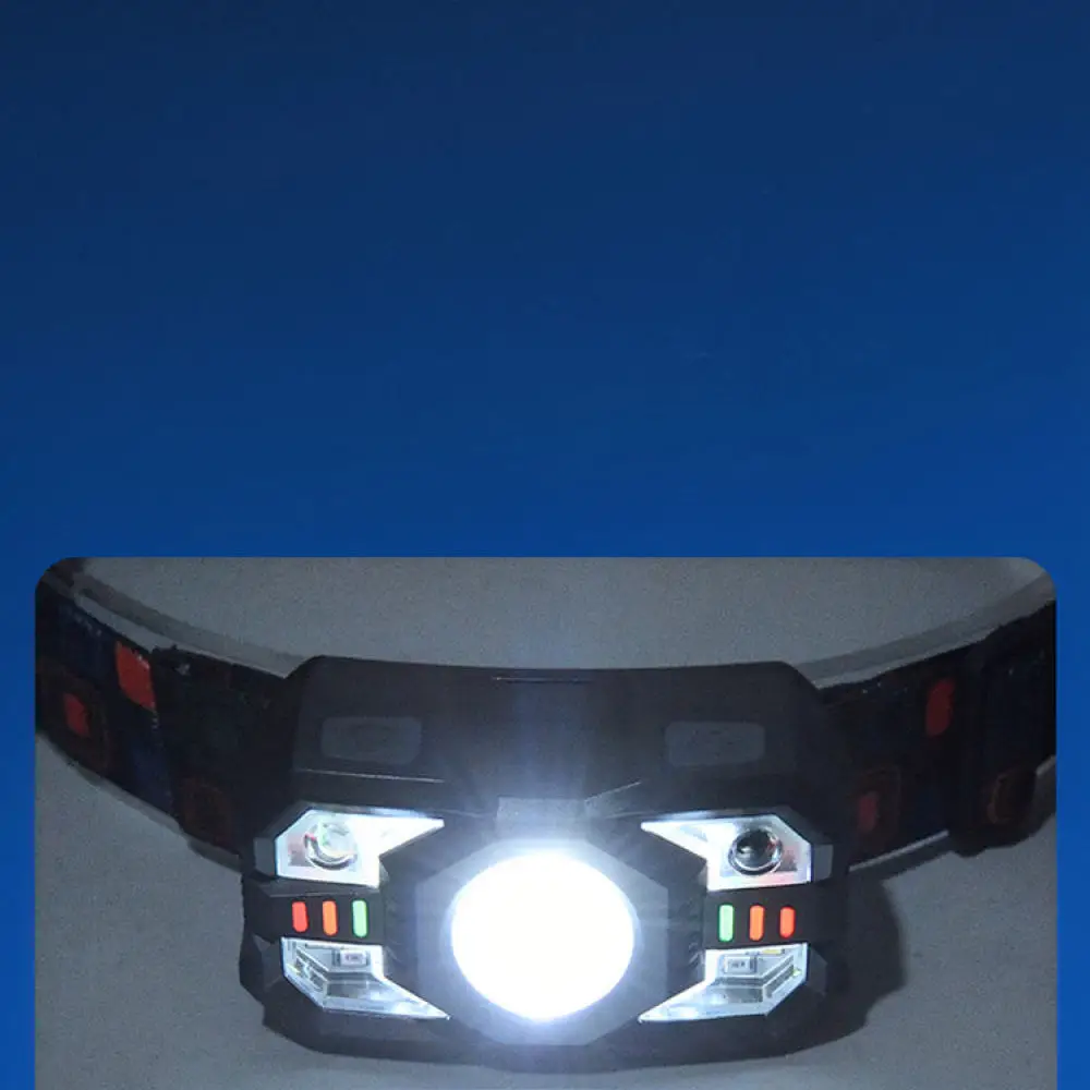 High Performance LED Headlamp Motion Sensor Rechargeable Headlight Light For Night Fishing Camping Hiking Outdoor Use