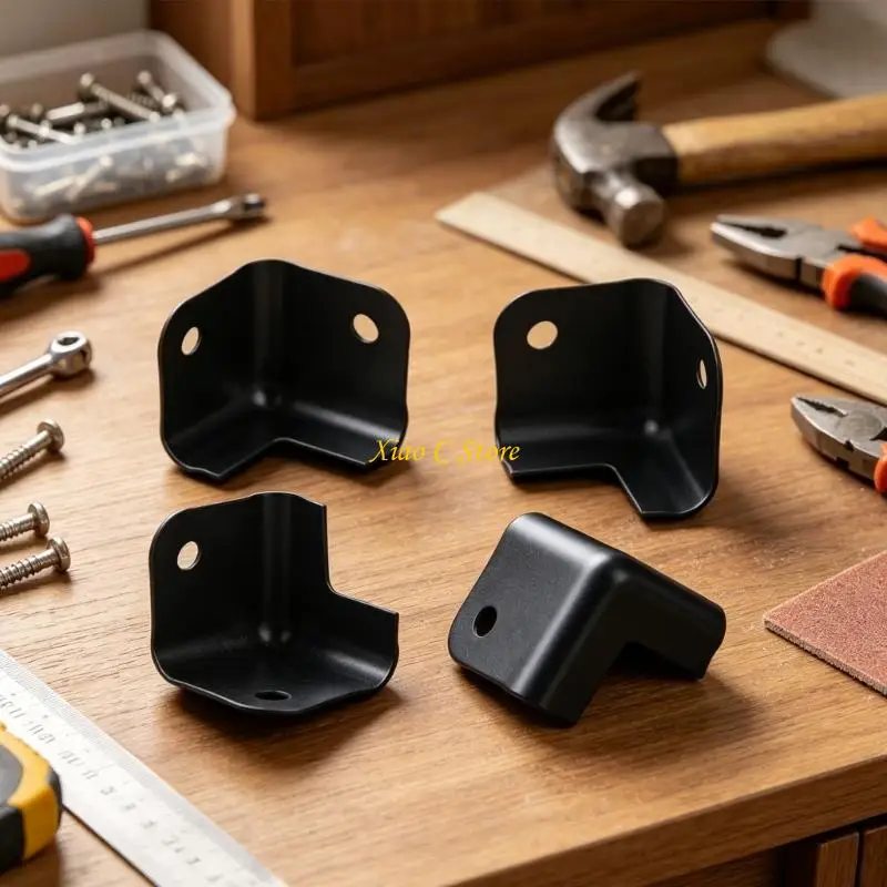 Y1AE 4pcs Speaker Cabinet Corner Protector 30mm Metal Guard for Edges Protections