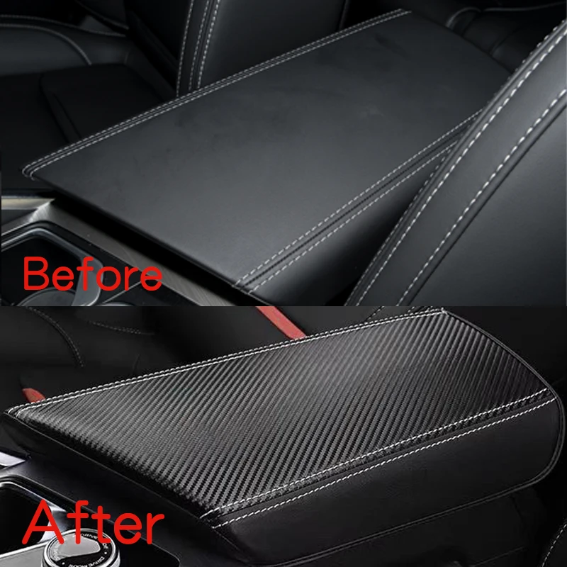 19-21 For Geely Tugella Car Armrest Box Cover Center Console Organizer Protection Cover Cushion Support Top Mat Liner