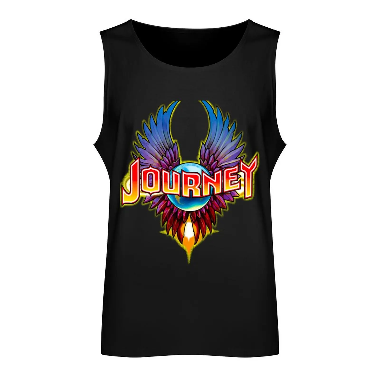 journey Logo rock band Tank Top T-shirt sports men clothing t shirts Men's gym clothing