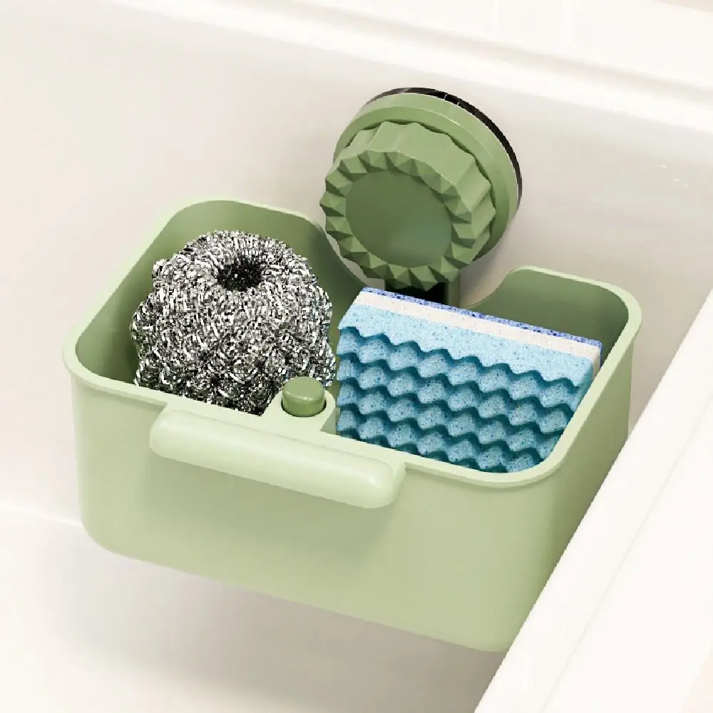 

2Pcs Suction Cup Sink Strainer Basket Creative Punch-free Fruit Washing Filter Rack Openable Bottom Cover Quickly Drain