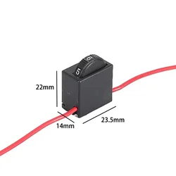 Interruptor para rebarbadora elétrica, regulamento de 6 velocidades, acesso à ferramenta elétrica, AC220V, DR2-6/1FE, 12A, 250V