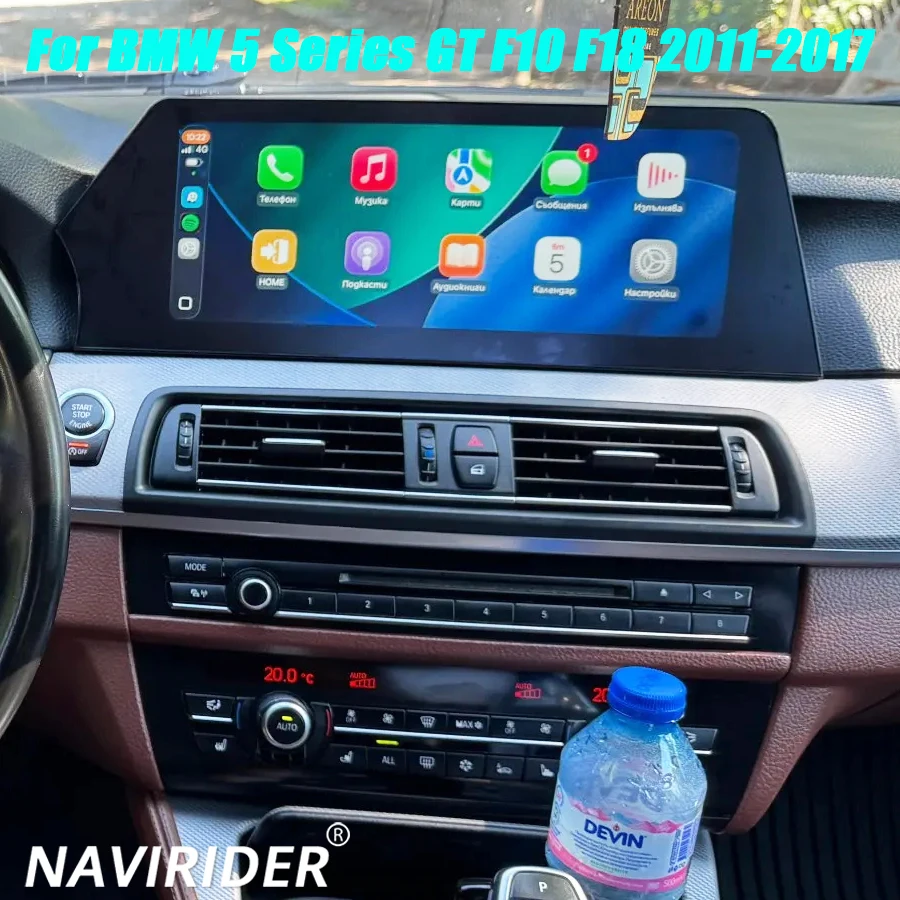 12.3 بوصة أندرويد السيارات سيارة بليد شاشة لسيارات BMW 5 سلسلة GT F10 F18 2011-2017 ستيريو مشغل وسائط متعددة CarPlay لتحديد المواقع والملاحة DSP #1