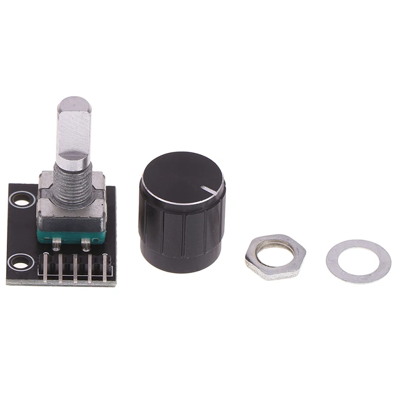 1 ピース KY-040 ロータリーエンコーダモジュール 5V レンガセンサースイッチ開発ボードモジュール DIY Arduino 用 31*19*29 ミリメートル