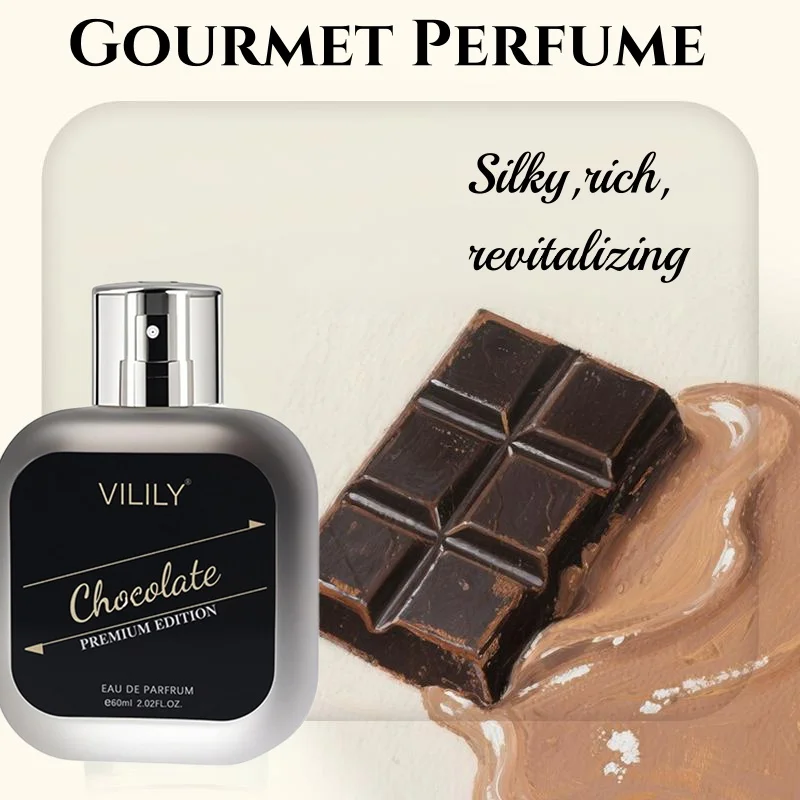 

French Vanilla Cocoa Unisex Perfume Fresh Natural Lasting Rich Eau De Toilette Coffee Chocolate Food Temptation Fragrance 60ml
