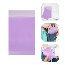 100 Pcs Trash Bags Sanitary Napkin Disposal Feminine Thicken Pouch Tampon Purple Self Seal Poly Girl Miss