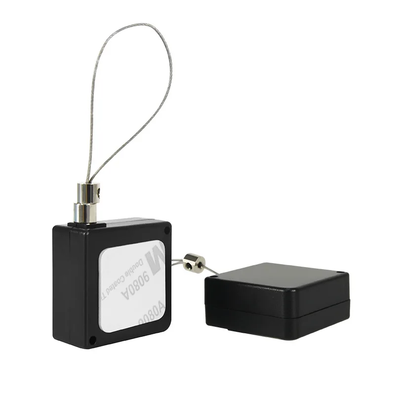 携帯電話やジュエリーの盗難防止ディスプレイ用の停止可能な盗難防止格納式ケーブルボックス 10 個