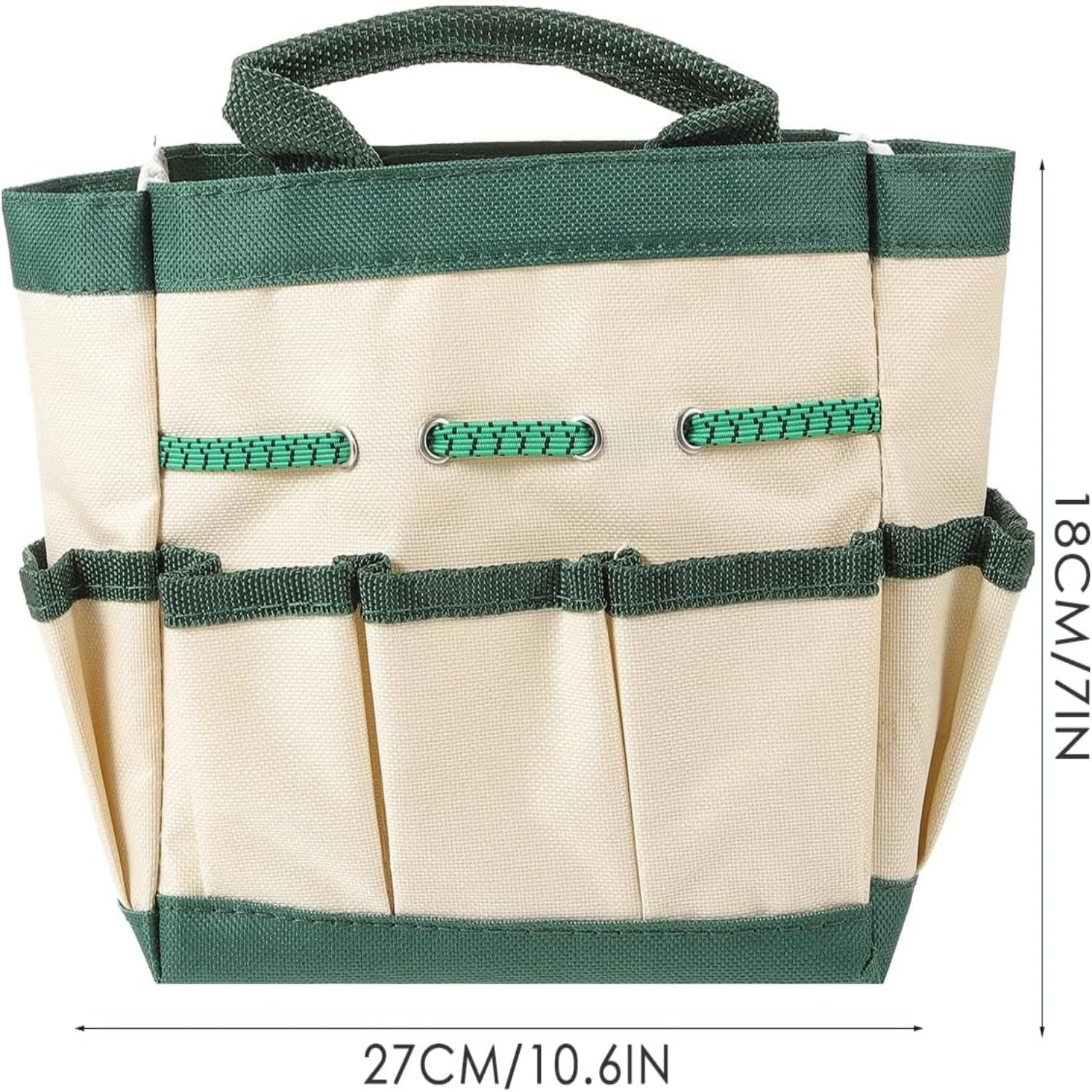 

Durable and high-quality canvas gardening tote bag - Convenient and spacious organizer for mechanic, garden, and hand tools - Id