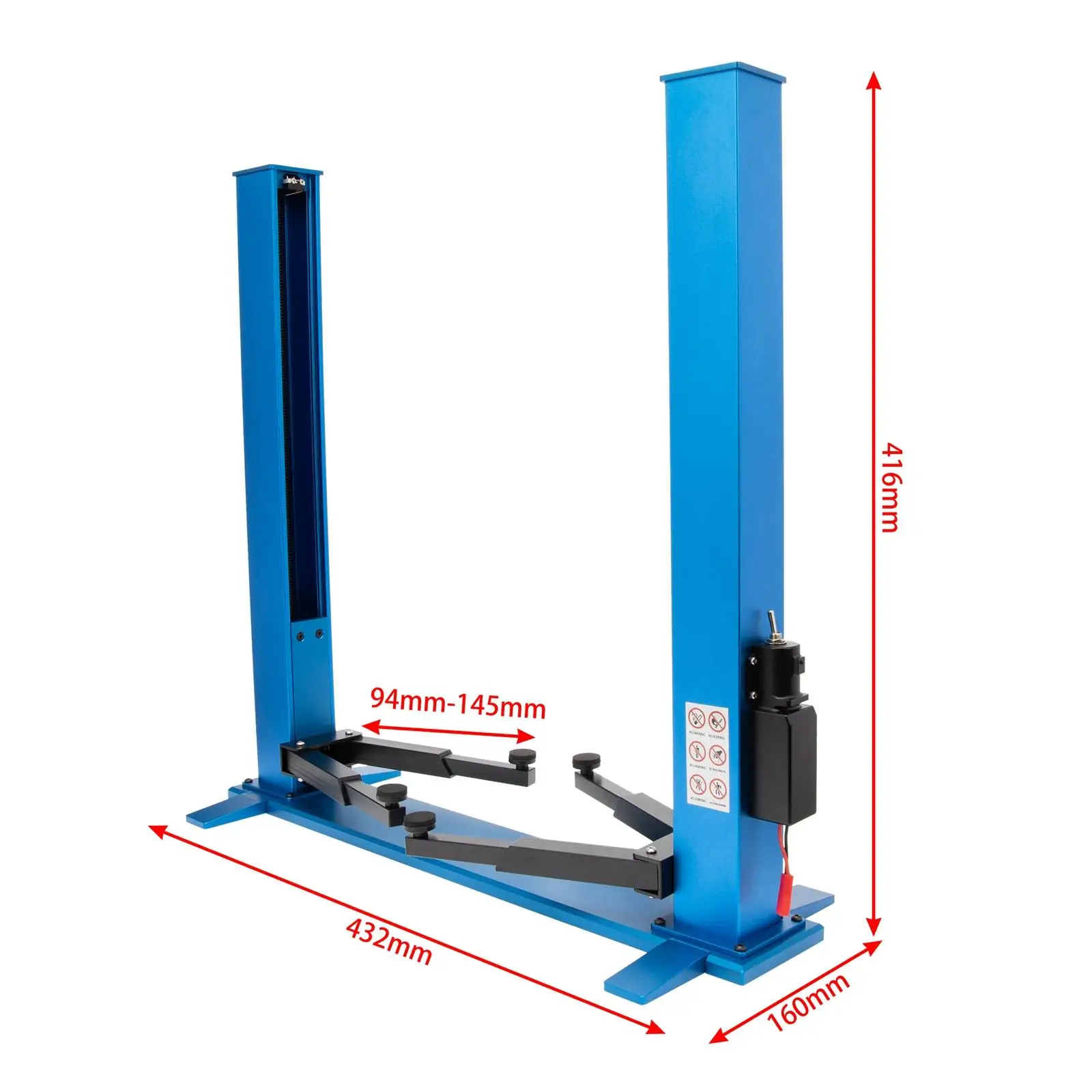 1/10 Simulation Modell Klettern Auto Garage Szene RC Auto Doppel Spalte Automatische Aufzug Hebe Maschine Doppel Motor Gantry