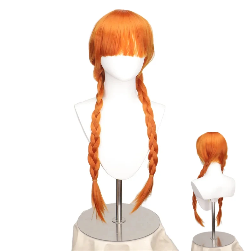 Perruque de Cosplay TV Wednesday Agnes Demille pour femmes, cheveux longs, haute résistance à la chaleur, accessoires d'halloween, accessoire de fête, nouvelle collection