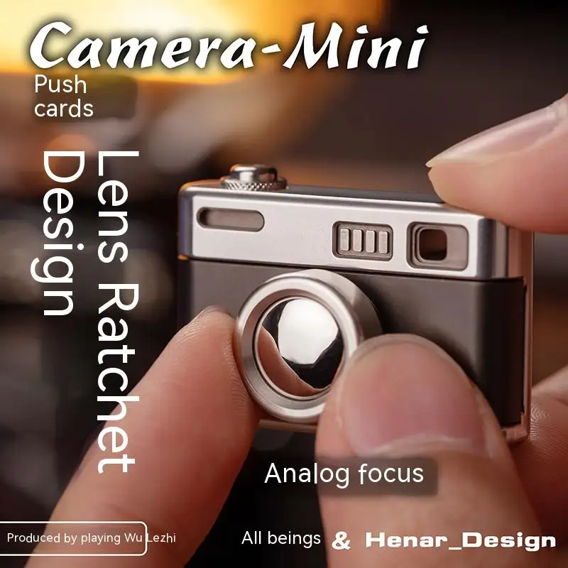 Wanwu EDC Mini Camera, Push Card, Papa Coin Play, Sucção magnética, Adulto Mini Camera por Wanwu