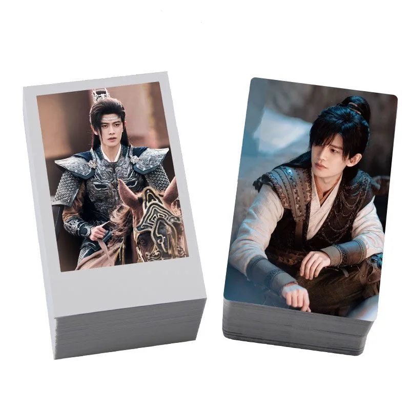 100PC Allen Ren Jialun Xing Fei Poster Lomo Cards TV Burning Flames Wu Geng Drama Stills Photos Pai Li De Meal Bus Card Sticker