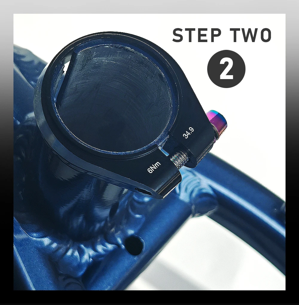 KRSEC Aluminiumlegierung Fahrrad Sattelstützenklemme 31,8/34,9 mm Sitzrohrklemme MTB Fahrrad Rennrad Teile Fahrradsattel Sitzklemme – Detail 3