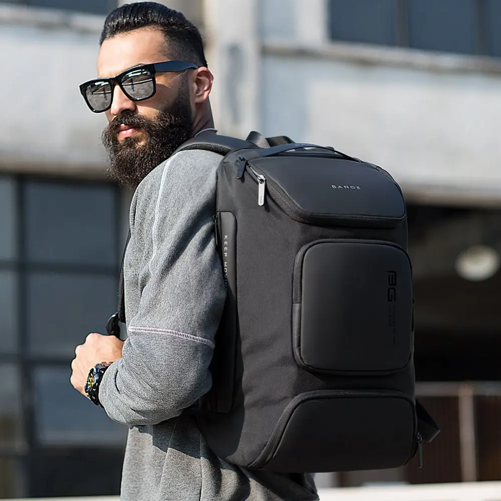 Mochilas para laptop Bange multifuncionais com grande capacidade à prova d'água para trabalho diário mochila de negócios mochila