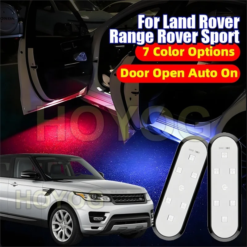 Fit for Land Rover Range Rover Sport 2013-2022 LED Car Door Courtesy Light with a Magnetic Sensor and No-Drill Installation