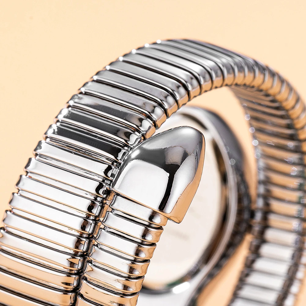 Hot Sell Fashion Snake Watch For Women Brand MISSFOX Simply Quartz Wristwatch Dress Jewelry Bracelet Clocks Ladies New For Gift
