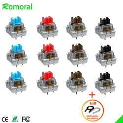 Interruptores de teclado para Cherry MX, Interruptor de teclado mecânico, azul, vermelho, preto, marrom, Hot Swap Switch, 10 pcs, 40 pcs, 80 pcs, 120pcs