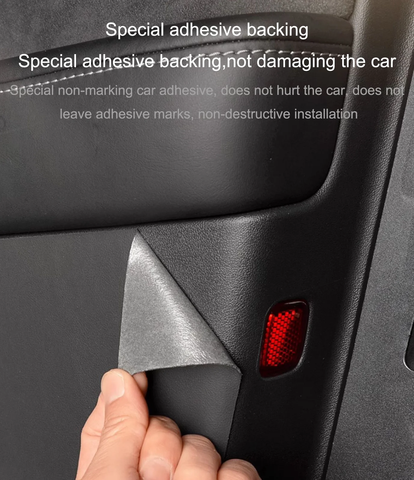 For TESLA Model 3/Y 2021-2023 Invisible Car Door Anti Kick Pad Seat Both Sides Anti Kick Mat Protective Pads Car Protection Kit