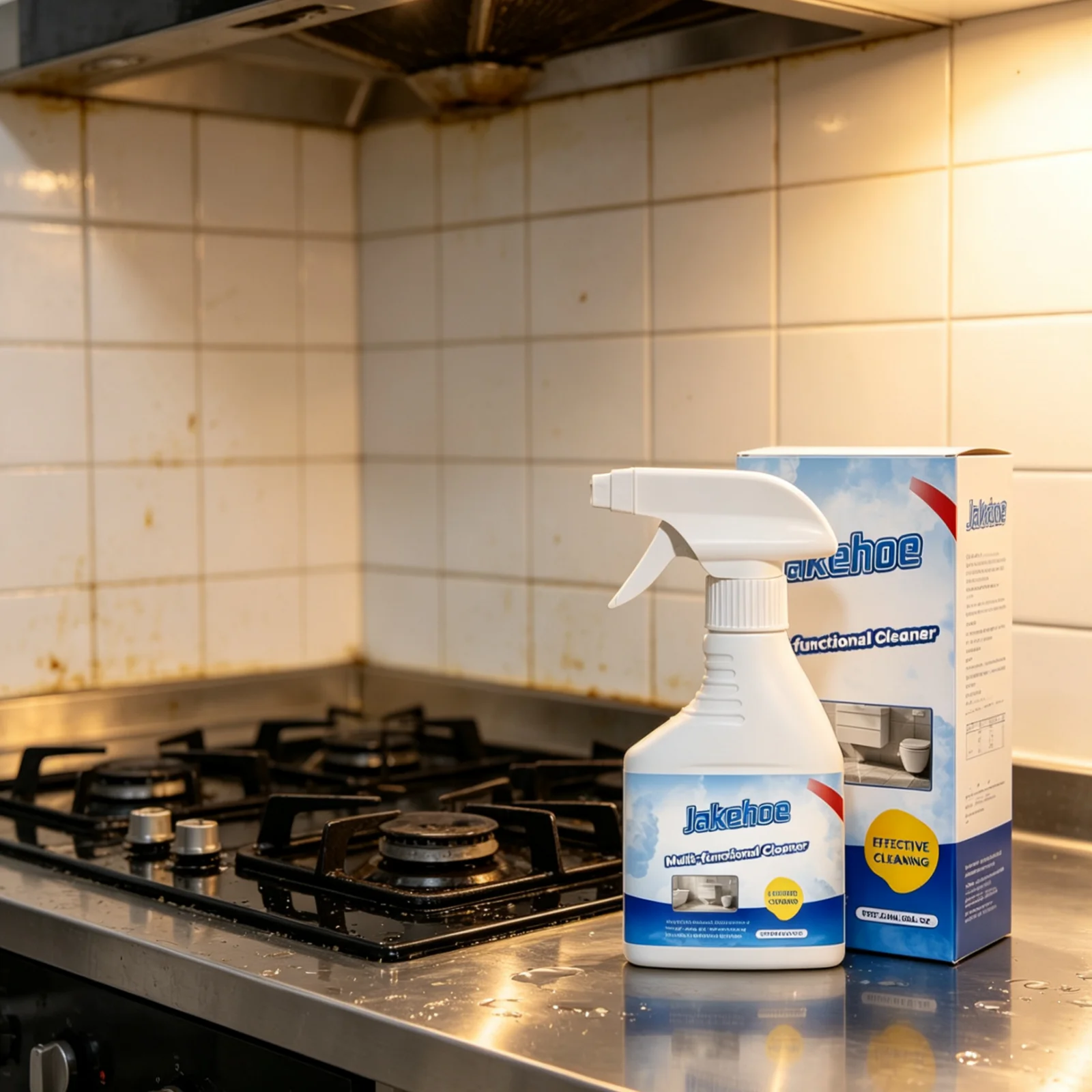 Jakehoe Multi Functional Cleaner Deep Penetrating Cleaning Multi Grime Removal Stubborn Stain Remover Household Cleaner 237ml