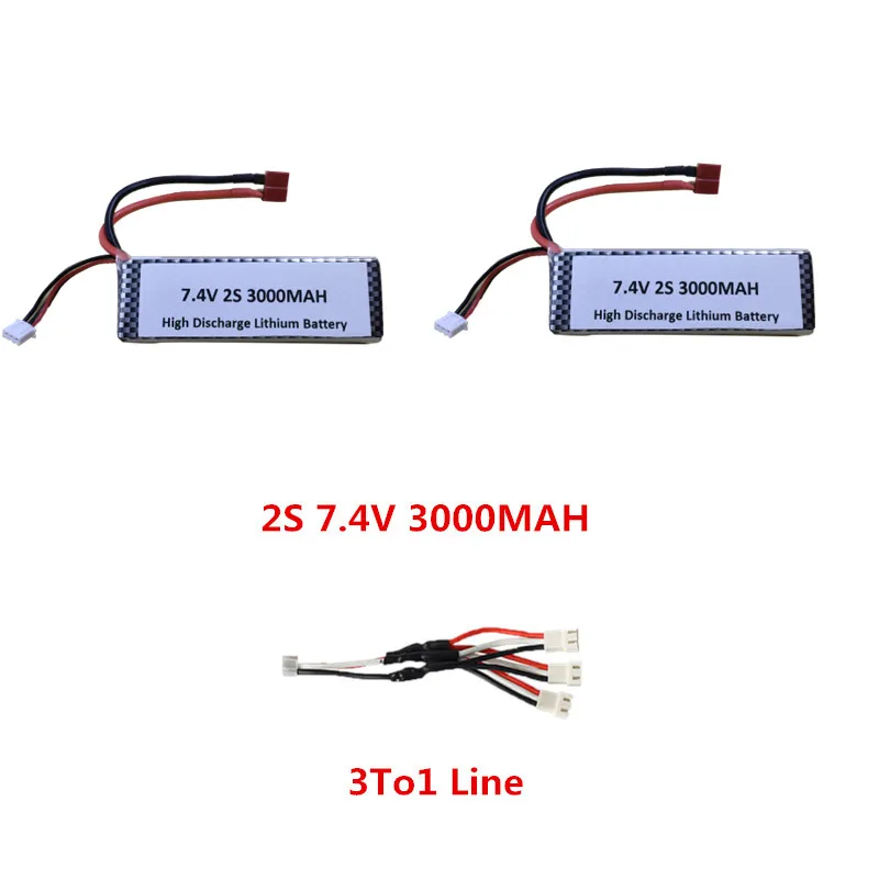14209 14210 Brushless 4WD Remote Control RC Car Spare Parts Accessories 7.4V 2S 3000Mah 11.1V 3S 2700MAH Battery/USB charger