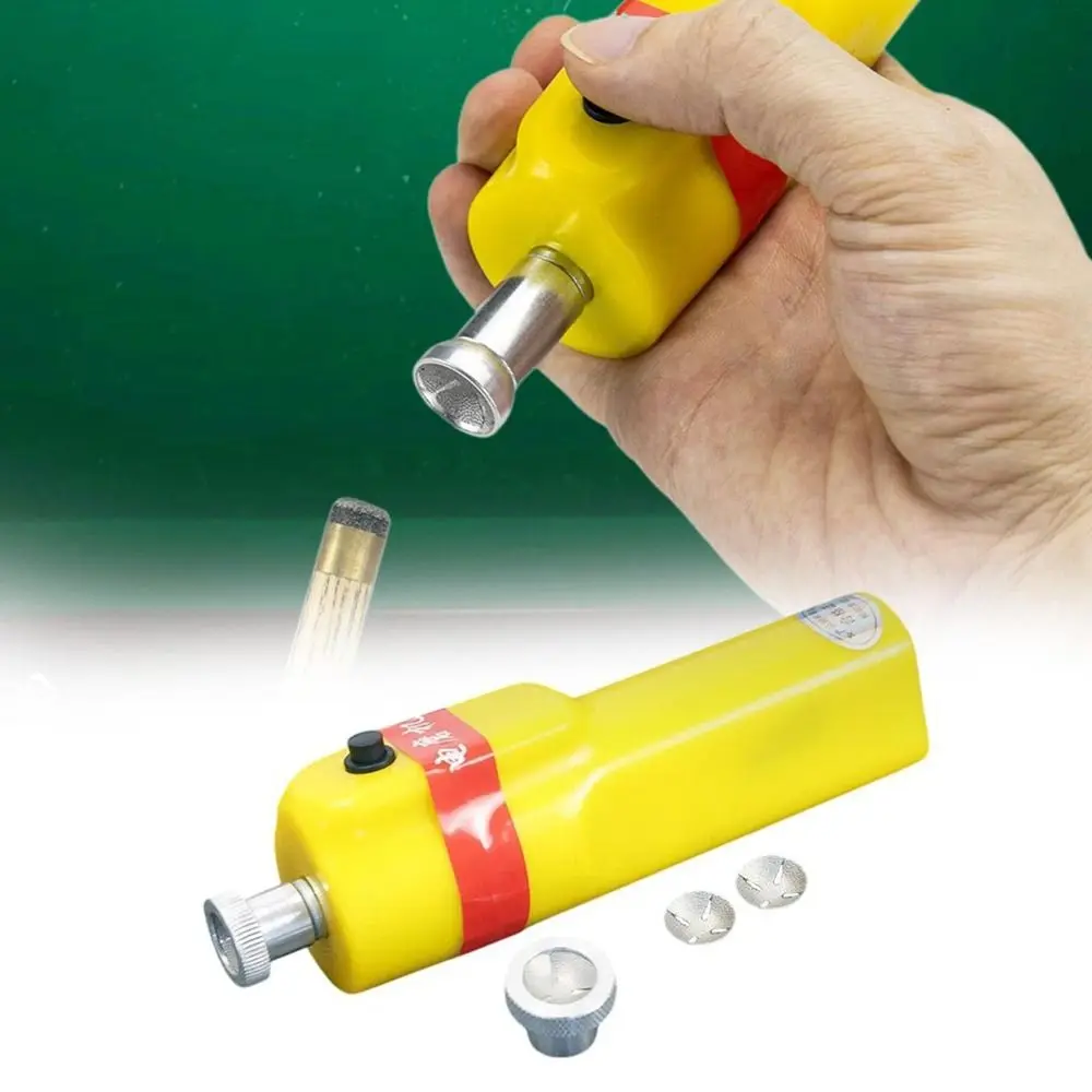 

Rechargeable Electric Pool Cue Tip Shaper Easy to Operate Lightweight Cue Tip Grinder Portable Cue Stick Tool Kit