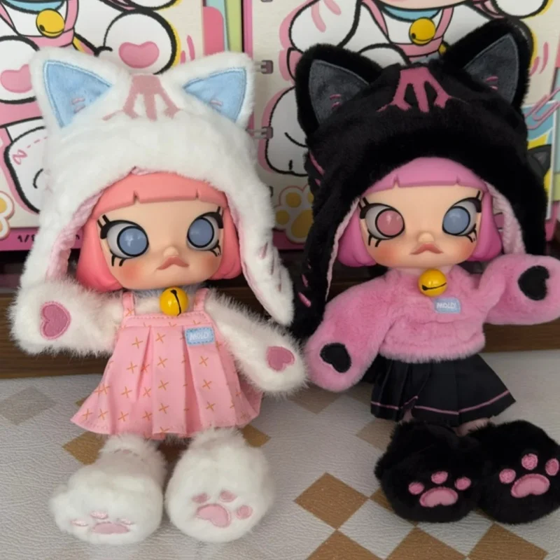 

Оригинальная слепая коробка Popmart Molly Hide And Seek 1/8, шарнирная кукла Bjd Mystery Box, настольный орнамент, игрушка, рождественский подарок-сюрприз