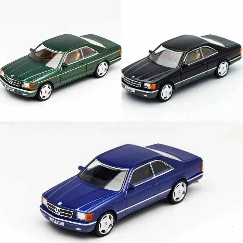 

DCT 1:64 MB 500SEC Black BLUE GREEN LHD Diecast Model Car