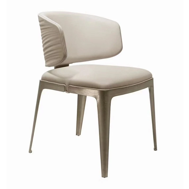 

Light luxury high-end dining chair villa hotel designer chair Italian leisure chair home