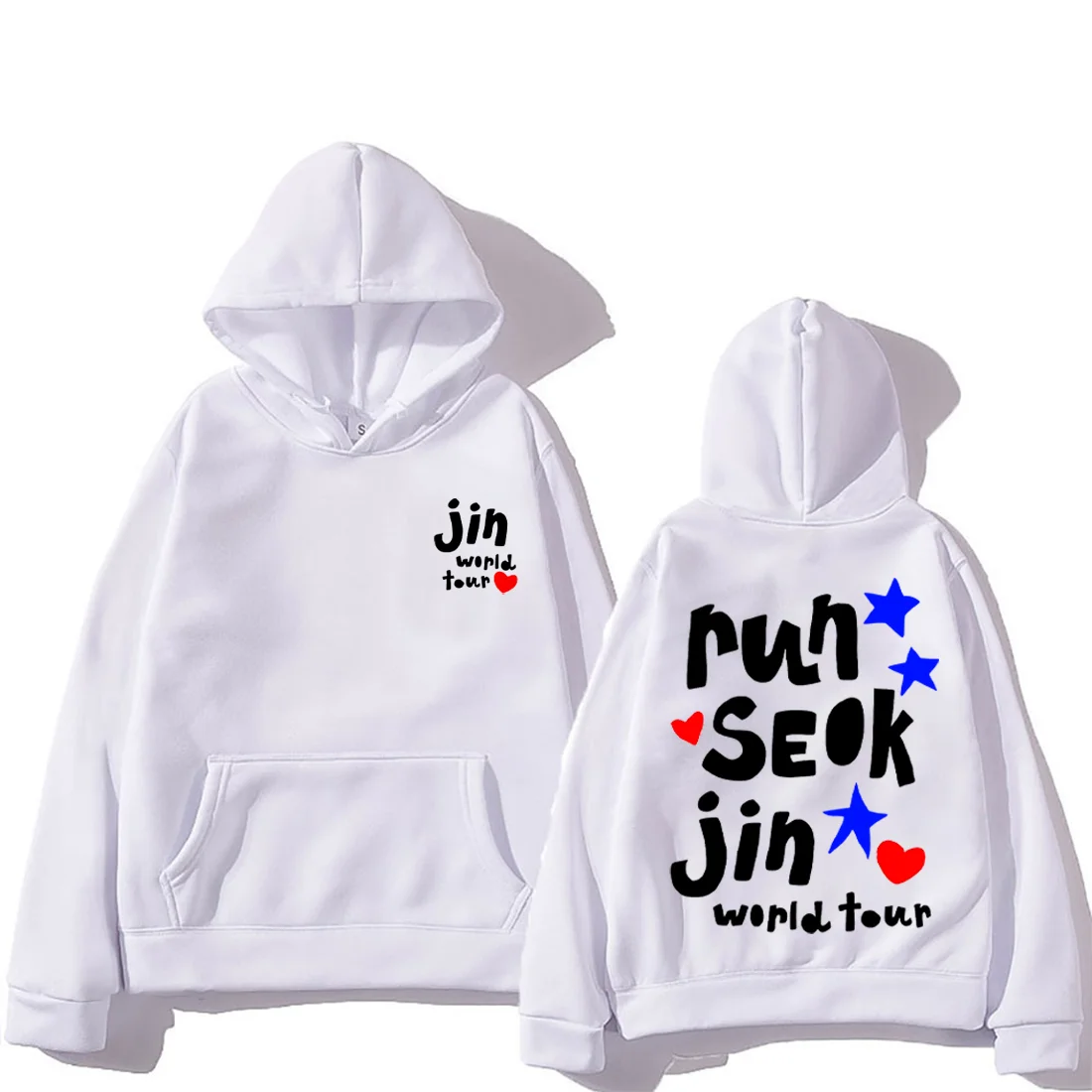 Jin Runseokjin World Tour 2025 Hoodie Men Women Kpop Korean Fashion plus size tops Long Sleeve Sweatshirts funny Unisex pullover