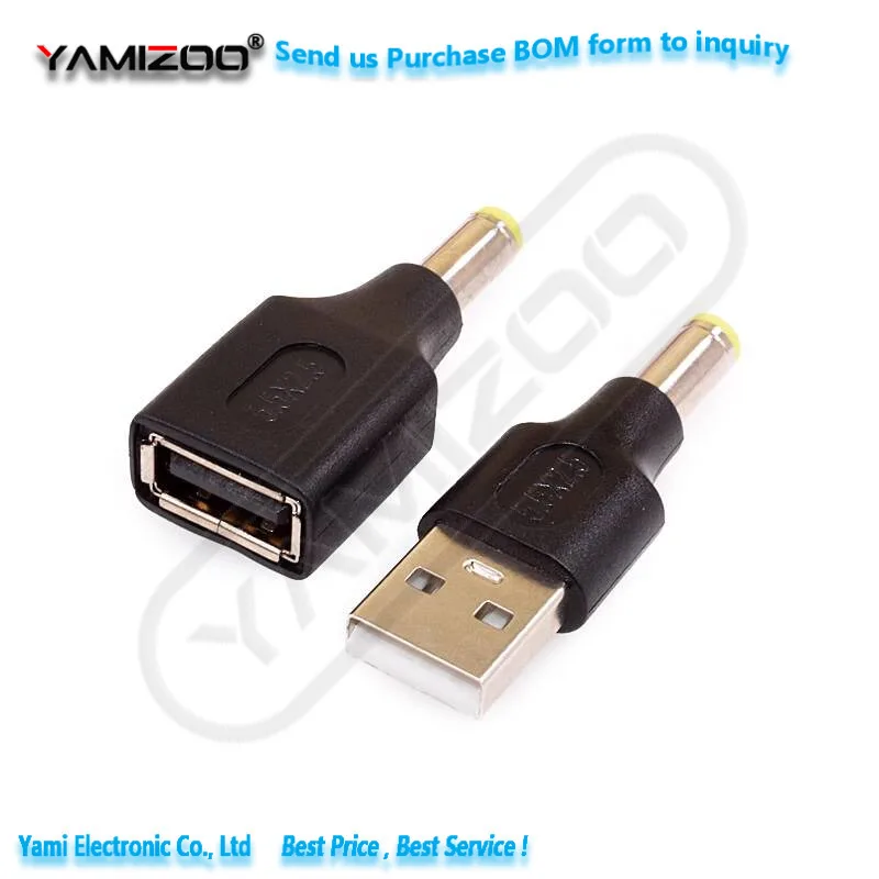 1 Stück USB-Stecker/Buchse-Adapter zu DC-Adapter Stromadapter 5.5-2.1/4.0-1.7/0.7/3.5-1.35 Ladeadapter – Detail 3