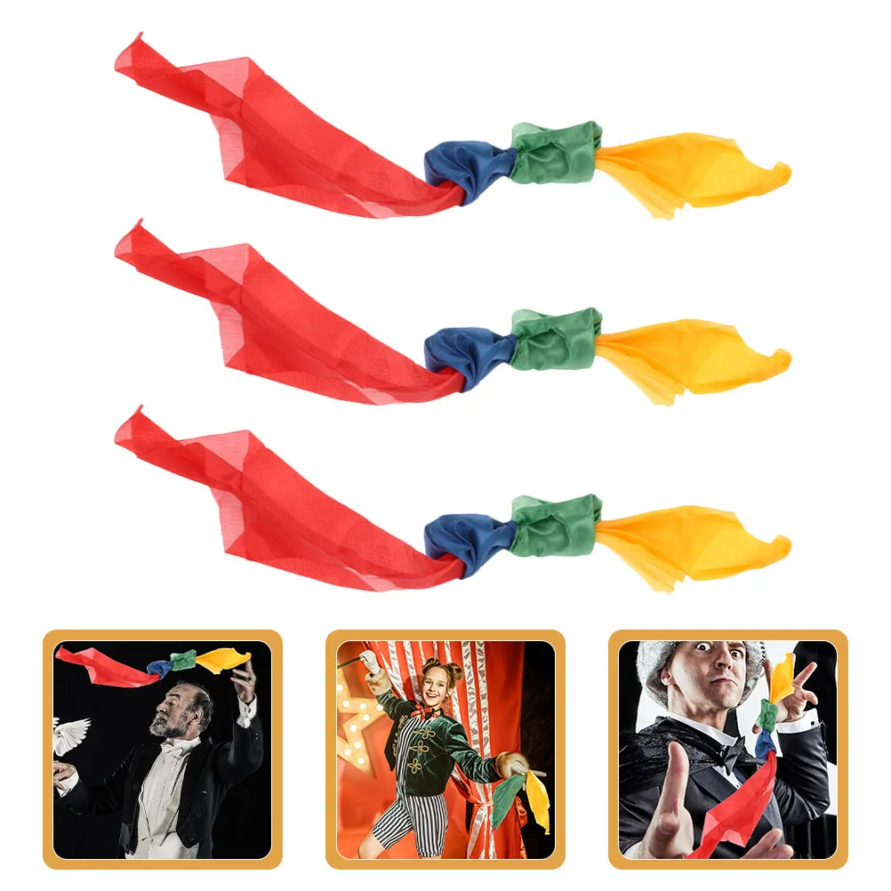 

Colorful Color-changing Scarf Props Magician Accessories Gimmick Tool Trick Scarves